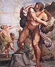 Annibale Carracci Canvas Paintings - The Cyclops Polyphemus